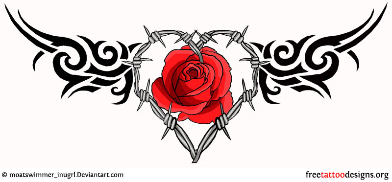 800x372 Gothic Rose Tattoos And Design Ideas