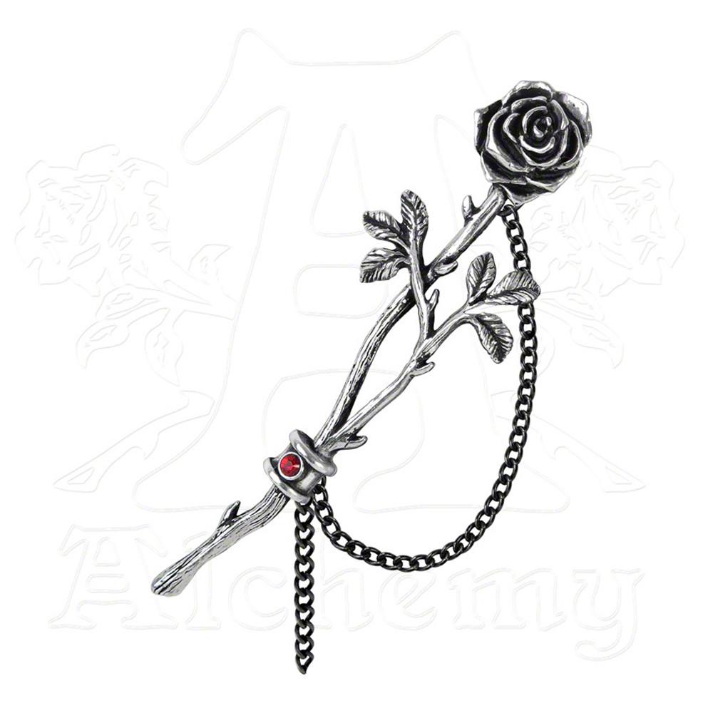 1000x1000 Chained Love Rose Ear Wrap, Alchemy Gothic Domestic Platypus