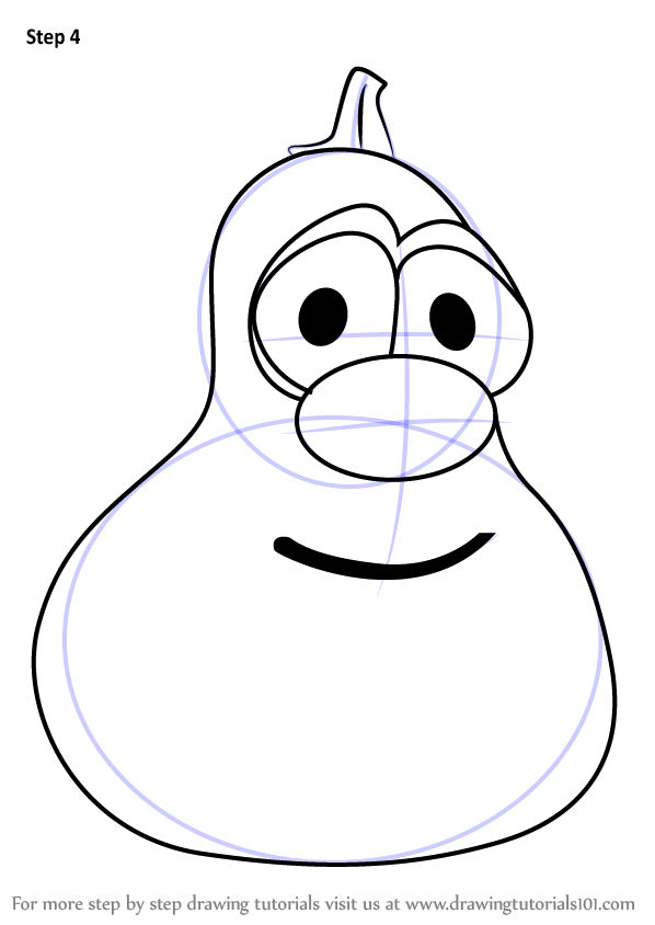 598x844 Learn How To Draw Jimmy Gourd From Veggietales