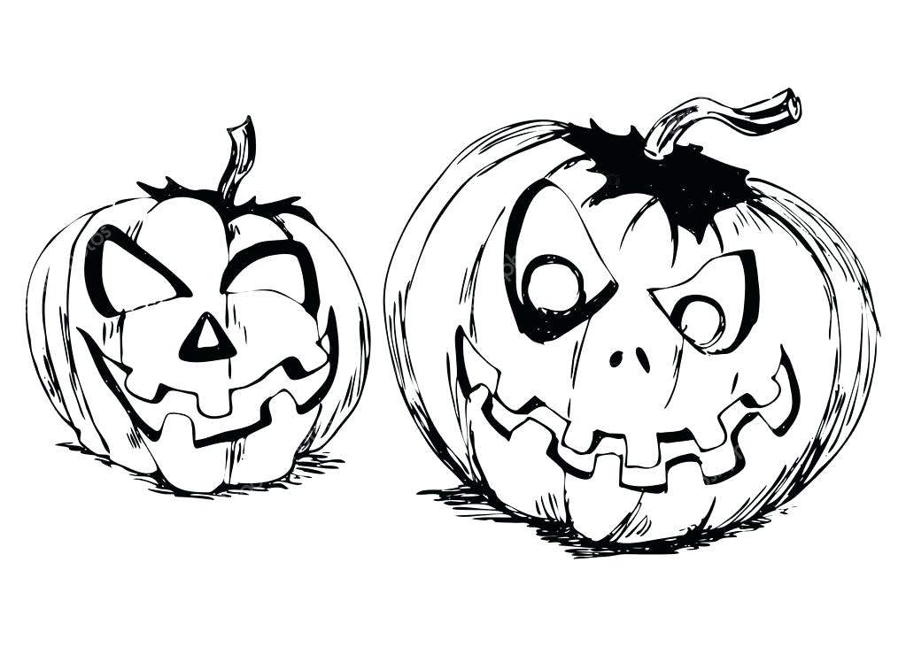 1023x731 Drawing Pumpkins Running
