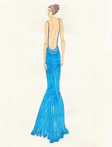 230x300 Fashion Gown Drawings