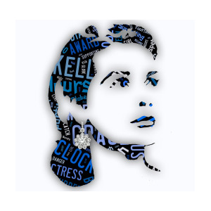 300x300 Grace Kelly Movies In Words Mixed Media