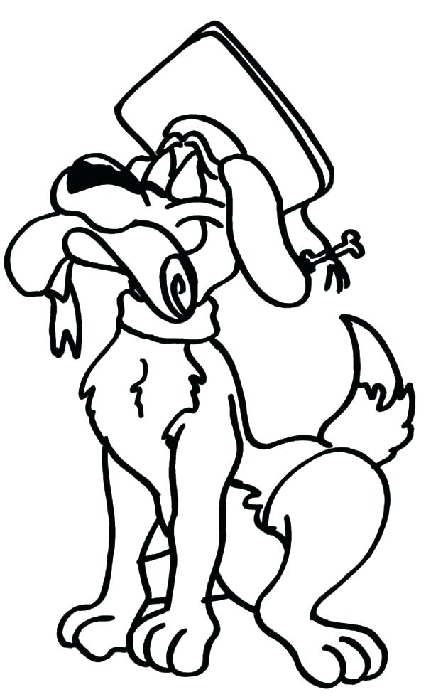 600x980 Graduation Cap Coloring