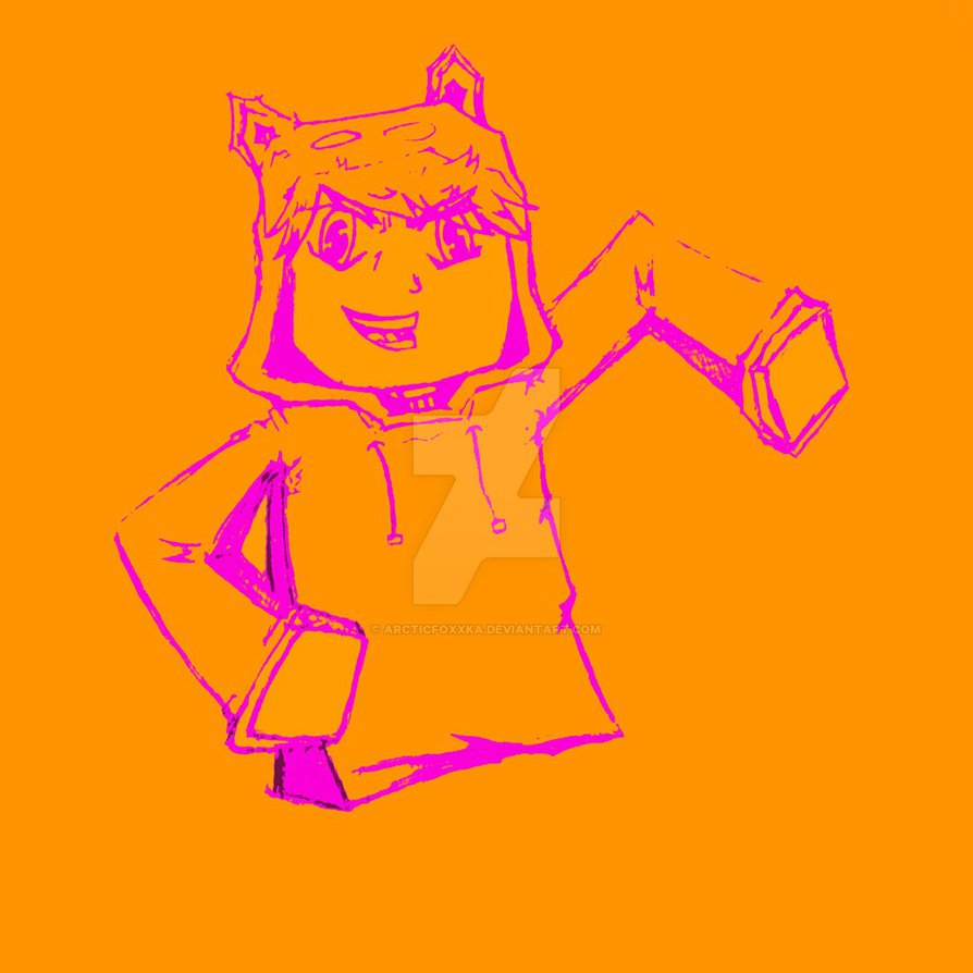 894x894 Old Minecraft Skin Drawing That I Did In Grade