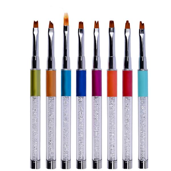 600x600 nail art design brush gradient drawing acrylic nail brush