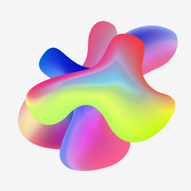 640x640 trendy colorful cool fluid gradient commercial elements element