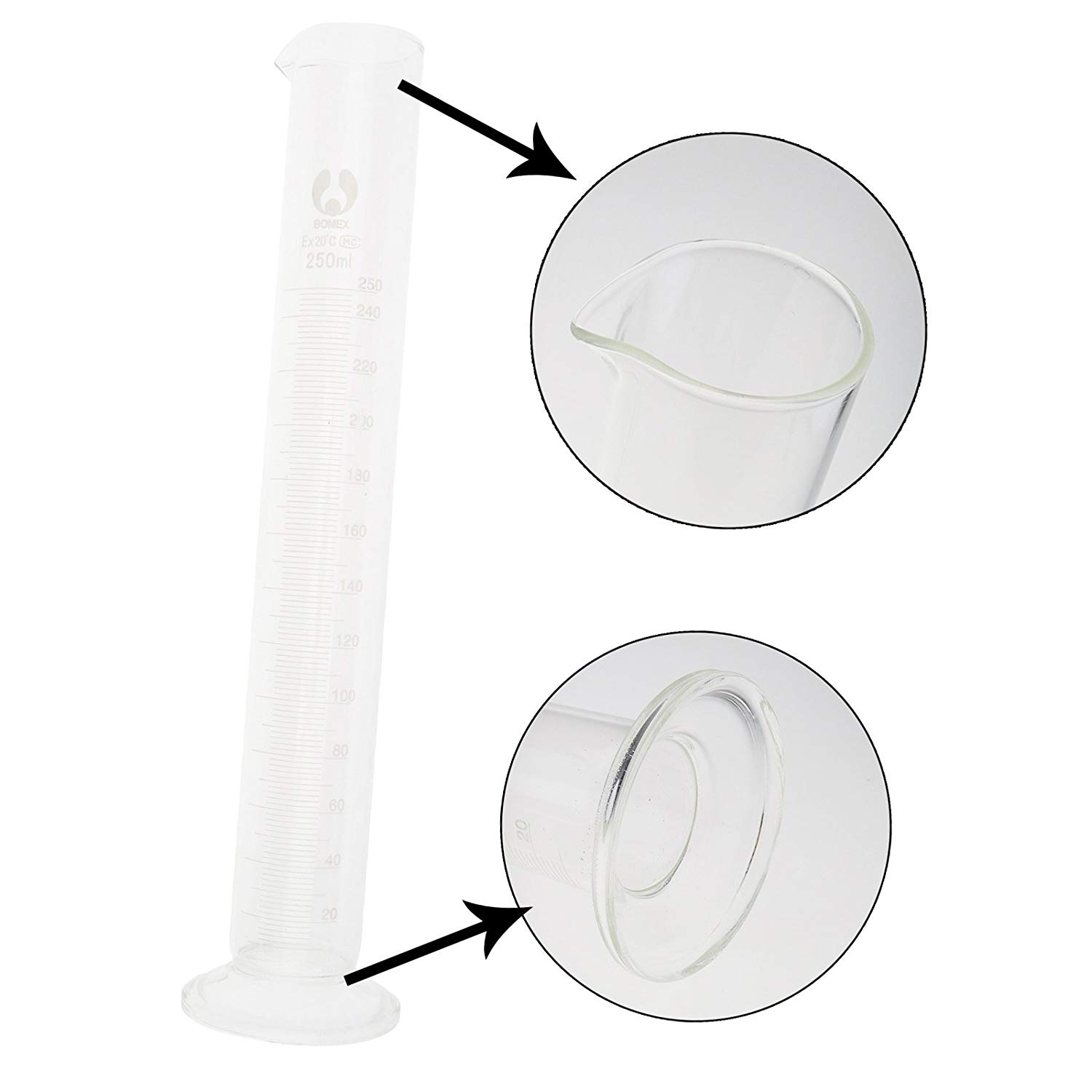 1500x1500 Sing F Ltd Glass Graduated Cylinder Test Jar Proof Tralle