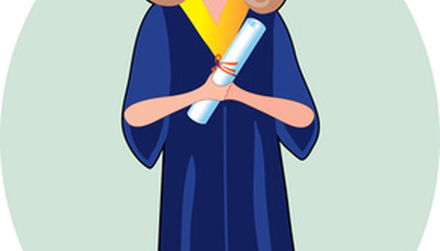 877x500 how to draw a graduation gown our pastimes