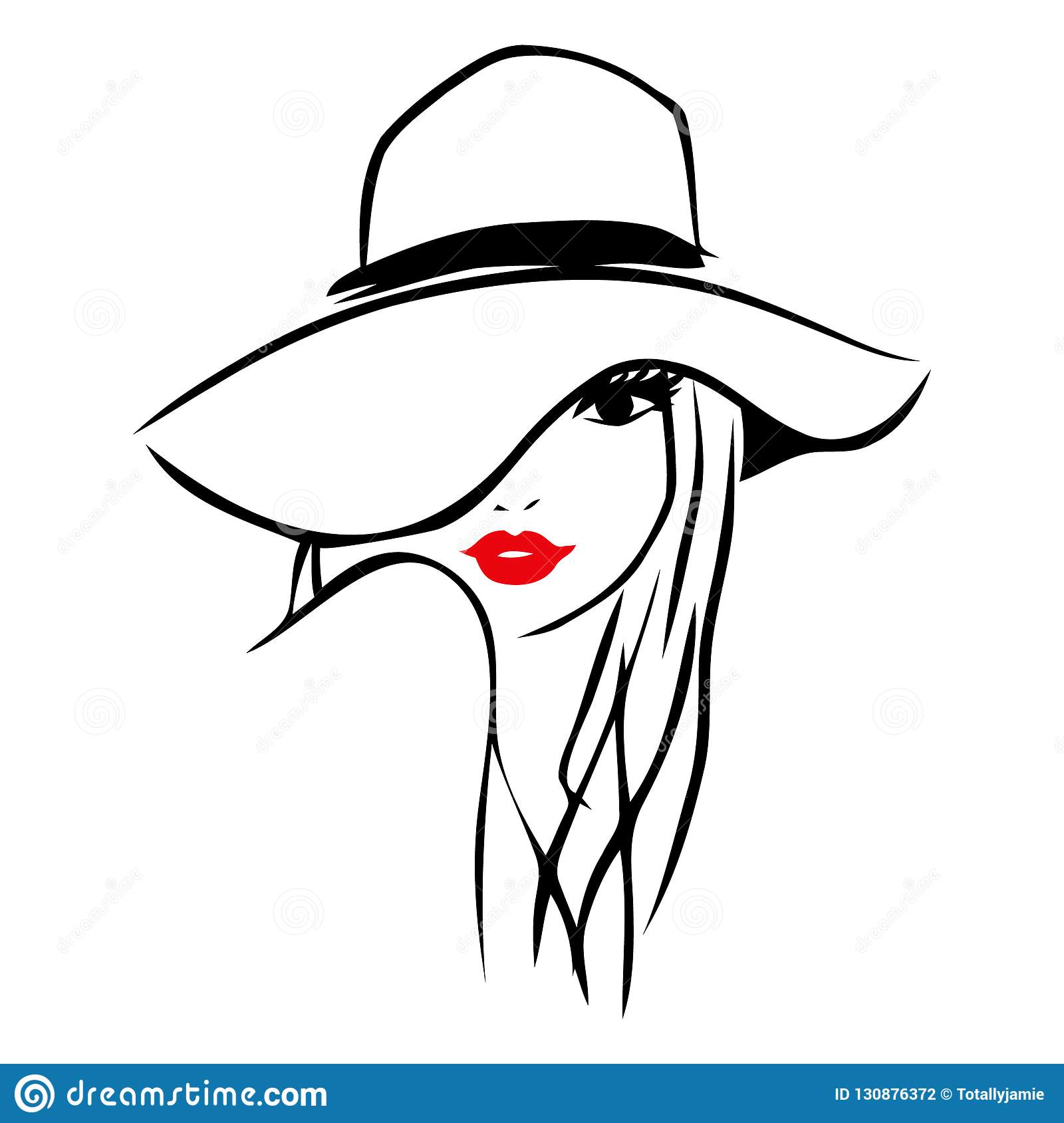 1600x1689 Huge Collection Of 'hat Line Drawing' Download More Than