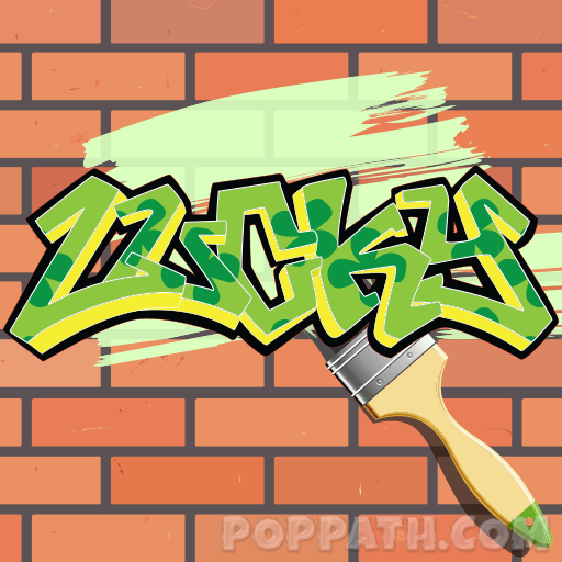 512x512 How To Draw Graffiti Word Art Lucky Pop Path