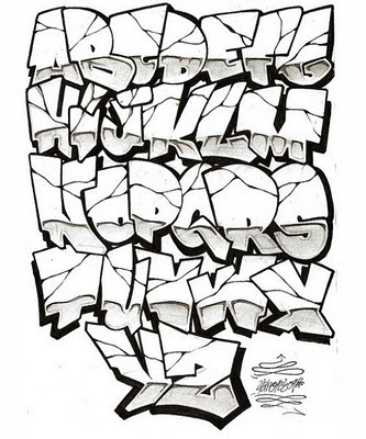 333x400 How To Draw Graffiti Alphabets Graffiti Art