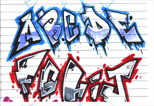 600x413 Graffiti Drawing