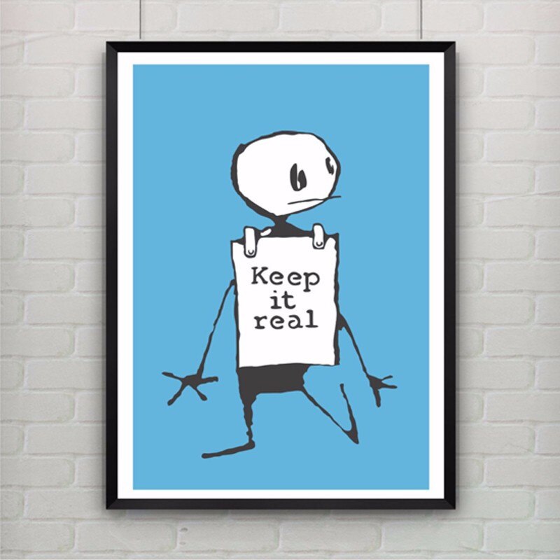 800x800 Canvas Art Keep It Real