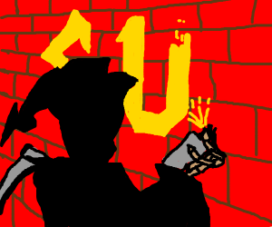 300x250 Graffiti Grim Reaper