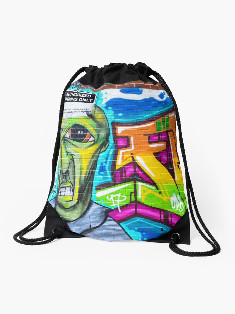 750x1000 Graffiti Street Art Goblinzombiefrankeinstein Face With Blue