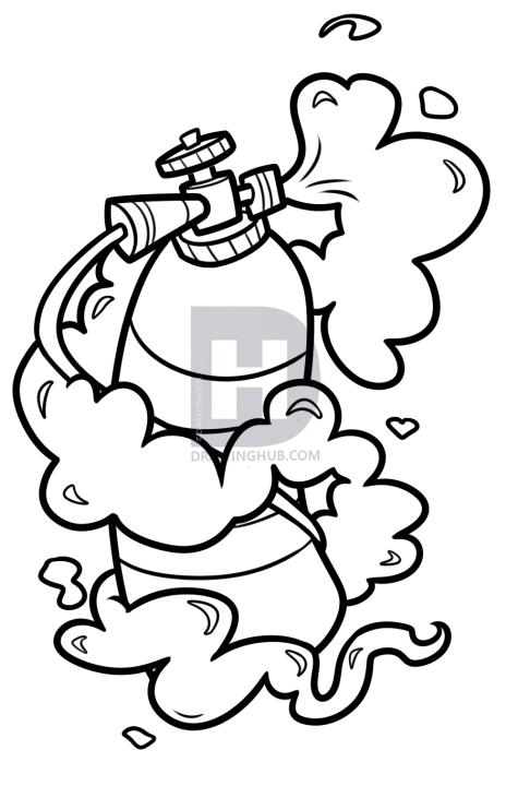 475x720 How To Draw A Graffiti Can, Step