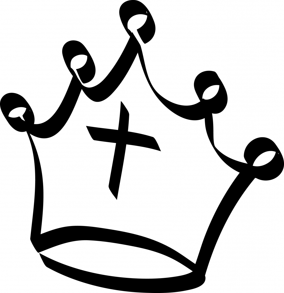 994x1024 Simple Crown Drawing Group With Items