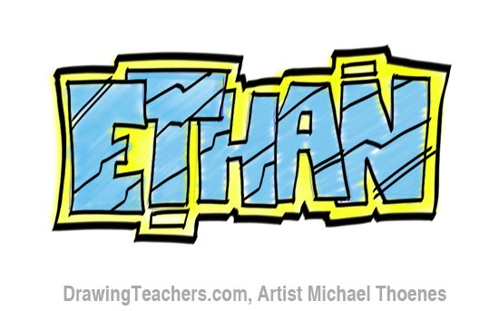 550x343 Drawing Graffiti Letters