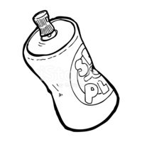 200x200 Graffiti Spray Can Drawing Stock Vectors