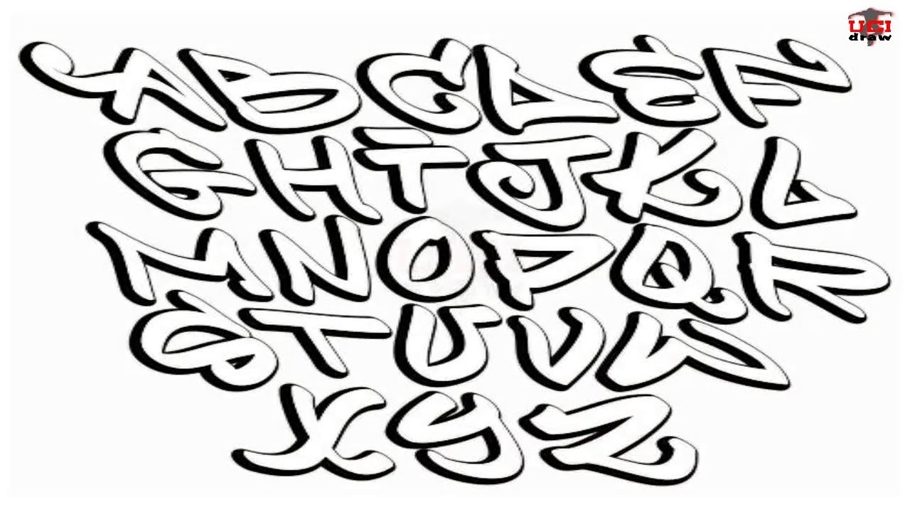 1280x720 How To Draw Graffiti Letters Step