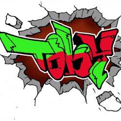 250x250 Cool Graffiti Drawings Art And Easy Of Spray Cans Step