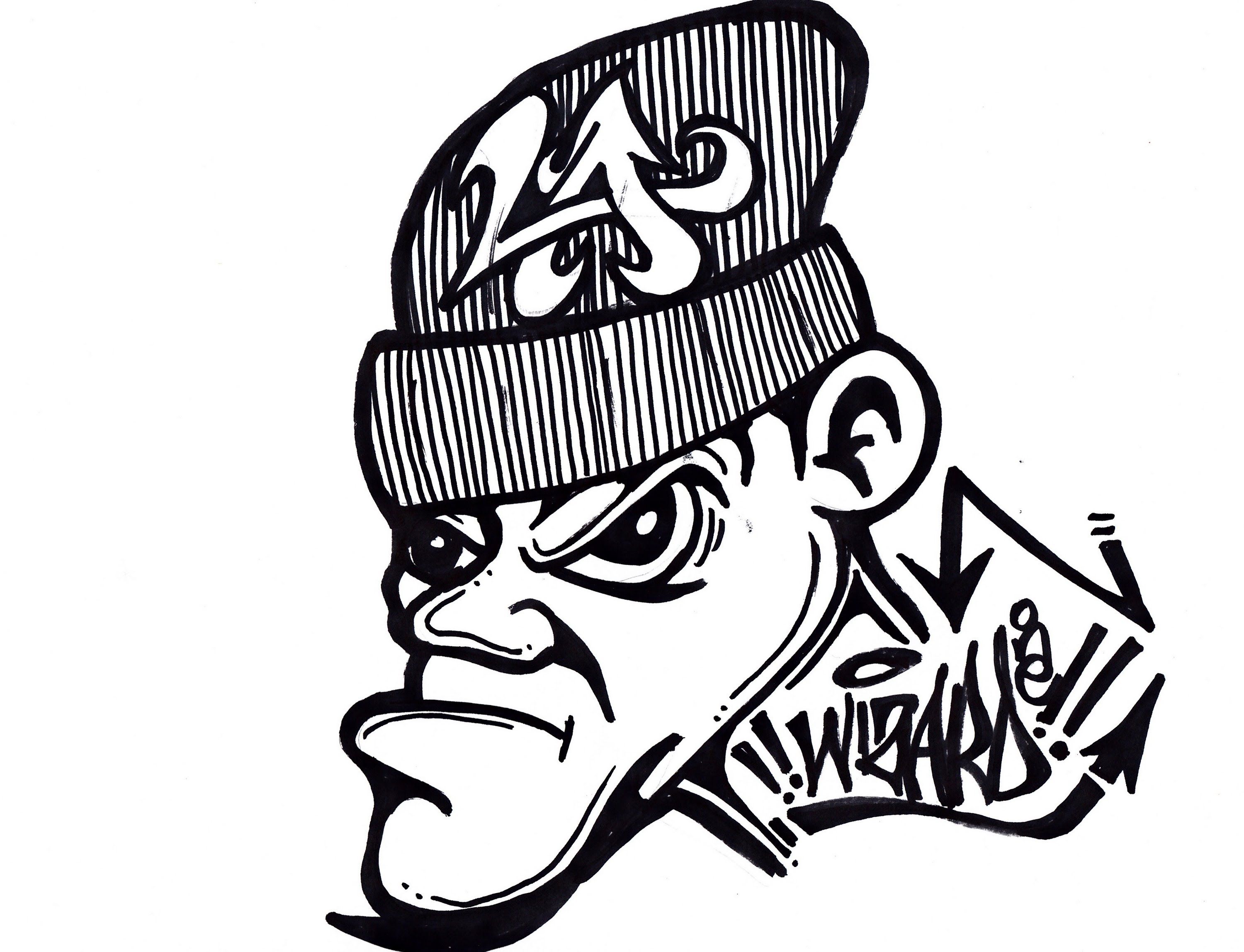 3000x2295 Graffiti Characters