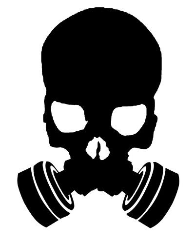400x500 Skull Gasmask Logo Vw De Gas, Dibujos, Mascaras
