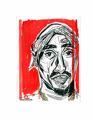 311x400 Black Girl Flower Portrait Street Art Graffiti Sticker Drawing