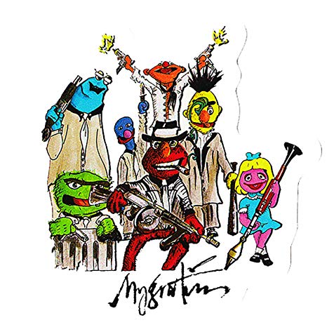 466x466 Mygration Sesaeme Gang Die Cut Premium Vinyl Sticker