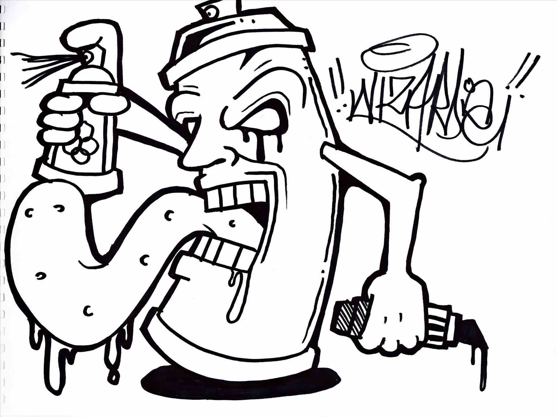 1899x1423 Graffiti Spray Can Coloring Pages