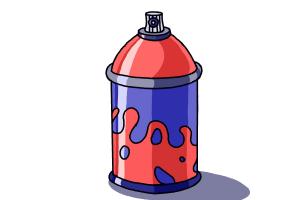 300x200 How To Draw A Spray Can