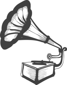 237x300 vector gramophone royalty free stock image