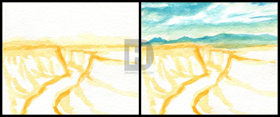 1080x453 How To Draw The Grand Canyon, Grand Canyon, Step