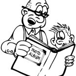 155x155 Drawing Grandfather And Grandmother Coloring Pages Color Luna