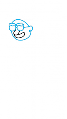 215x382 How To Draw A Grandmother, People, Family, Easy Step