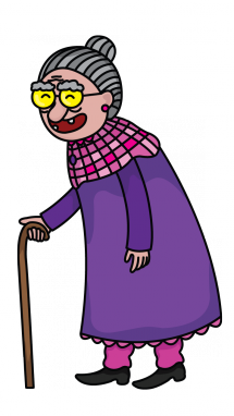 215x382 How To Draw A Grandmother Step Drawing People