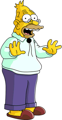 208x400 Simpsons Drawing Grandpa Simpson Transparent Png Clipart Free