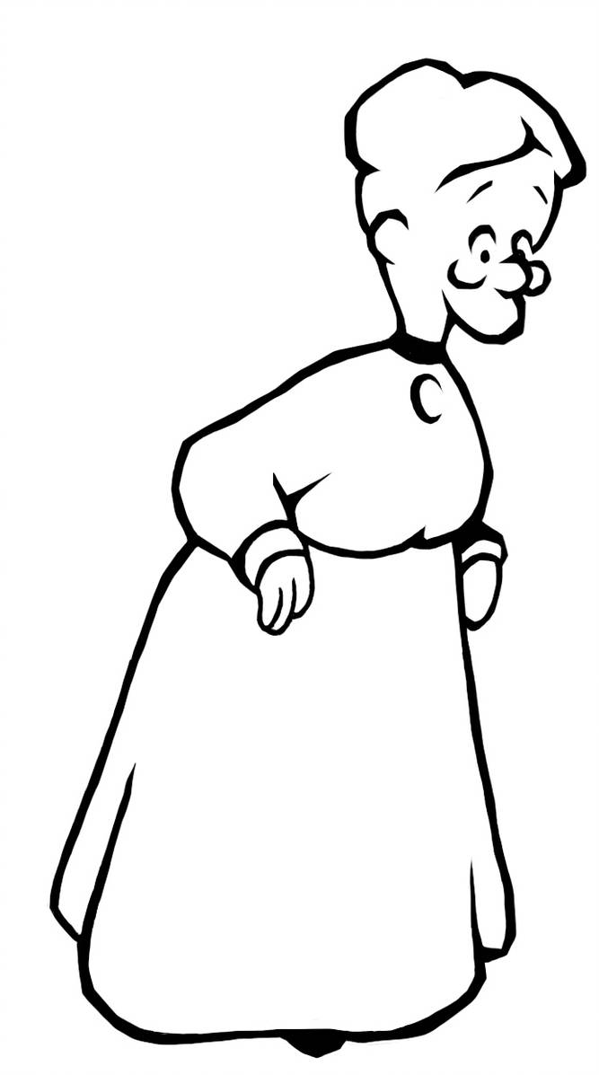 667x1197 Tweety Pie Granny