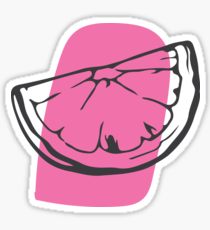 210x230 Grapefruit Slice Drawing Stickers Redbubble