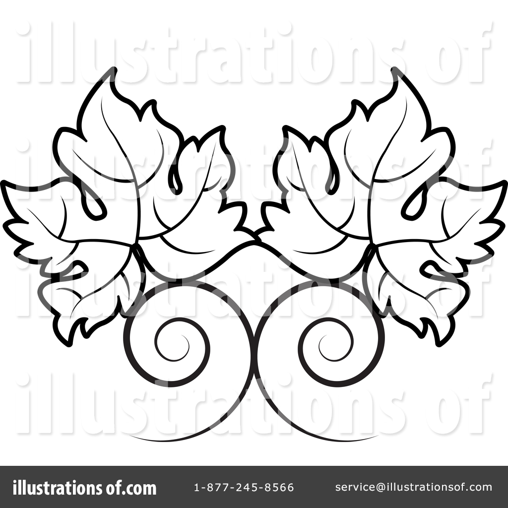 1024x1024 Grape Leaves Clipart
