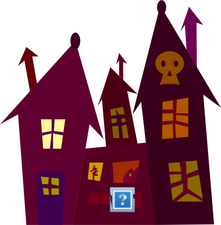 738x750 Haunted House Ghost Spooky House Drawing Cc0