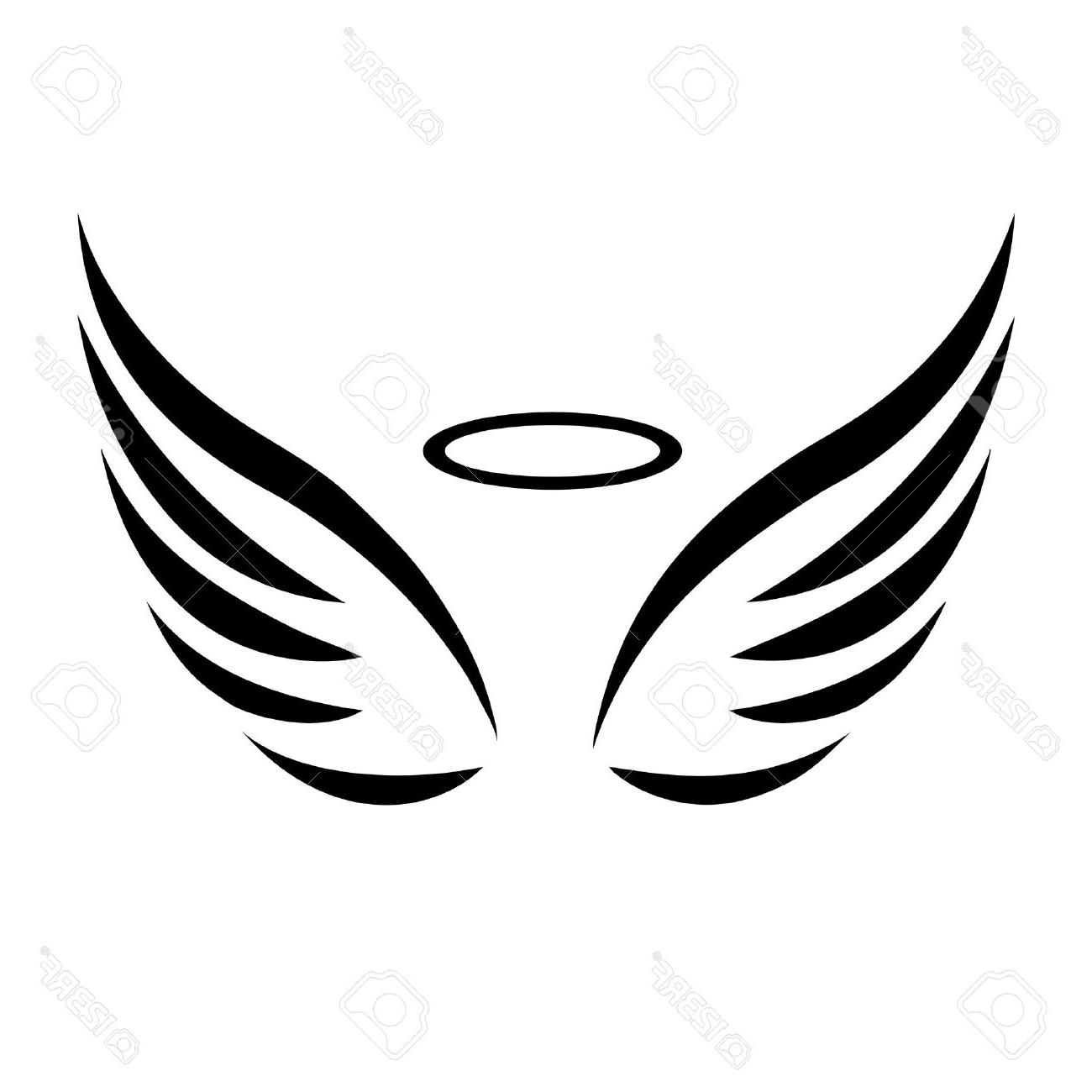 1300x1300 Top Real Angel Wings Vector Drawing Free Vector Art, Images