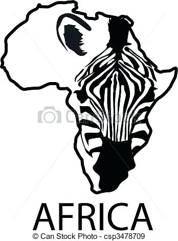 348x470 Drawing Of Africa Nip