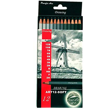 425x425 Pacific Arc Graphite Drawing Pencil Sets Soft Set