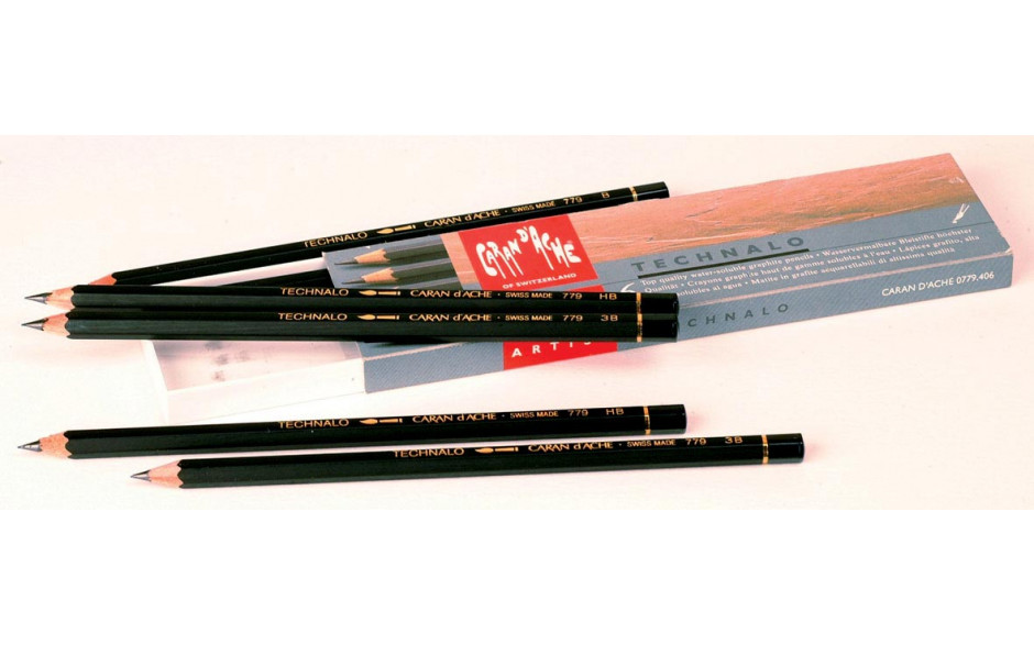 940x587 Technalo Black Water Soluble Graphite Pencil