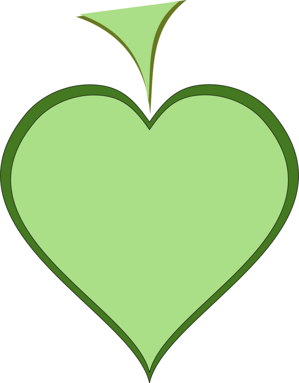 585x750 Computer Icons Green Heart Drawing Line Art Cc0