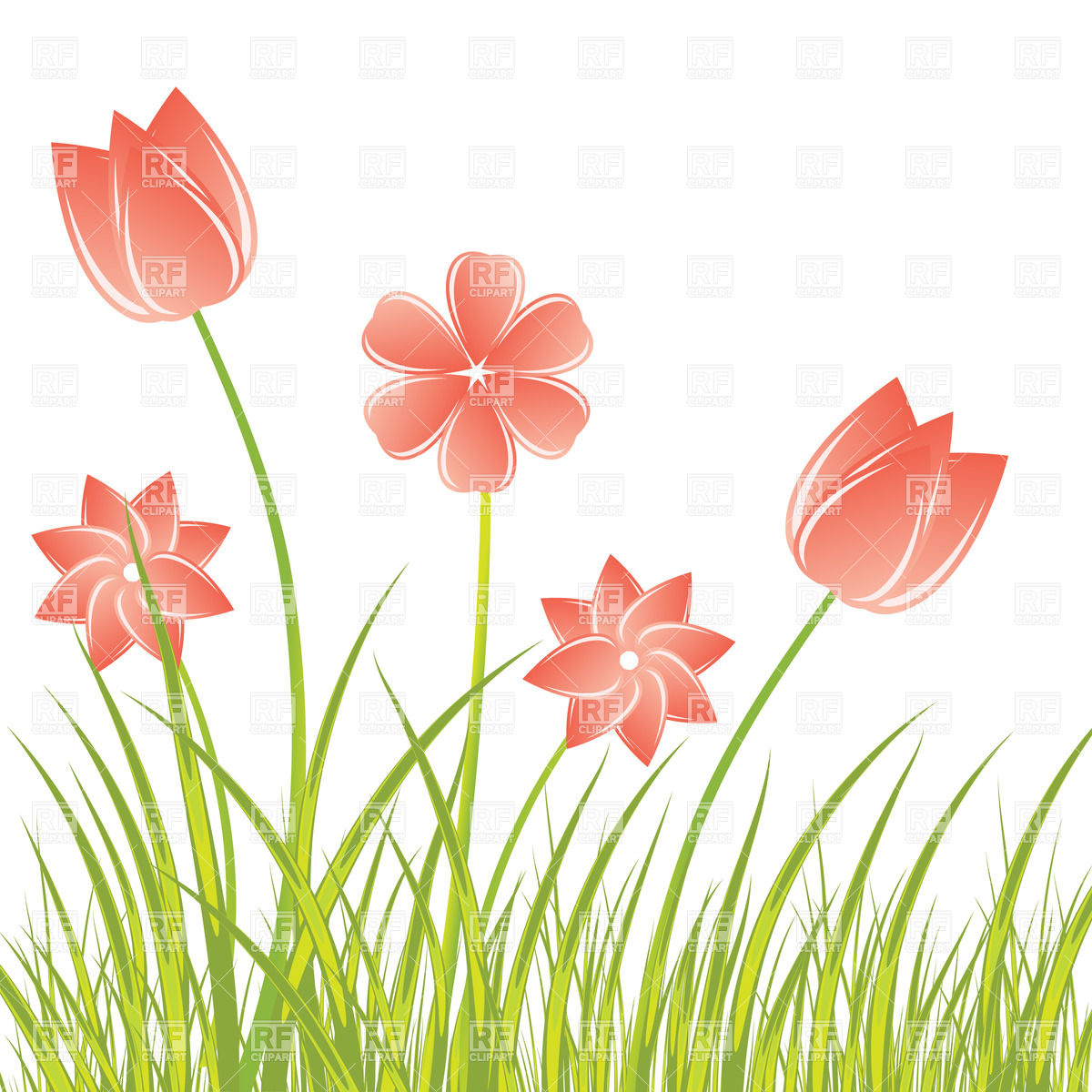 1200x1200 Grass Drawing Clipart