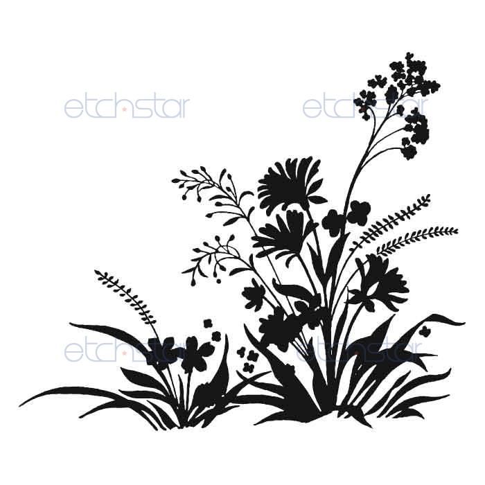 700x700 tattoos wildflower drawing, flower silhouette, wild