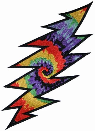 322x445 Grateful Dead Lightning Bolt Drawing