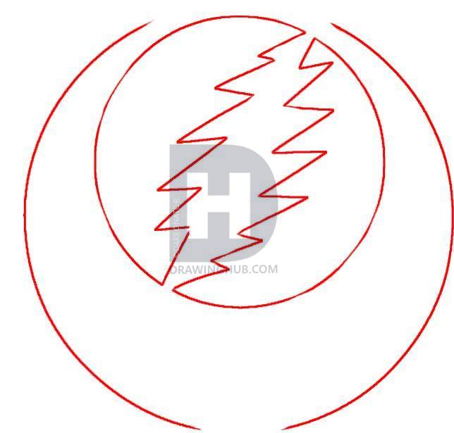 644x615 How To Draw The Grateful Dead, Step